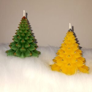 Vela árbol de navidad puntitas